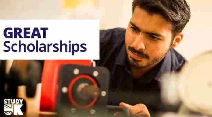 Study-In-UK: 2022 UK Government GREAT Scholarships for International Students GREAT SCHOLARSHIP
