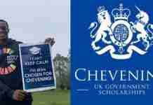 Chevening Scholarship: Excitement as Nigerian graduate gets selected for Chevening Awards by the UK government Excitement as young man wins UK Chevening Scholarship