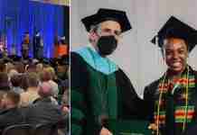 American mom felt ashamed of graduating from university at the age of 33 until her daughter praised her effort 33 year old mom Castleton University Graduate