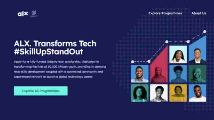 APPLY: 2022 Alx/Udacity Tech Scholarships for Young Africans