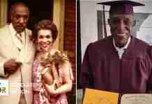 101-year-old African American man finally graduate from high school after abandoning studies since 1938 101-year-old Merrill Pittman Cooper