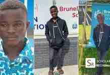 Young African boy who scored A in all his high school subjects emerges best Economics student in UK university Thomas Amoani of Brunel University London