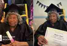 90-year-old woman bags Diploma certificate after missing out in high school due to her inability to answer one question Ellouise Lewis at 90 years old earns GED certificate