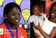 Young Lady who gave birth to a son at junior school emerges best graduating student, wins over $1 million scholarship to US university Teen mom Lamyrical Harris becomes best graduating student at Trezevant high school wins 1 million scholarship