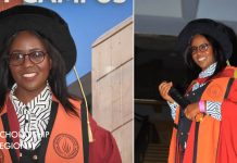 This woman made history as the first-ever person to earn PhiD in Applied Mathematics at University of Johannesburg Siphokazi Gatyeni-Dube sets record at University of Johannesburg, becomes first black woman to earn PhD in Applied Mathematics