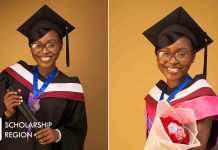 Brilliant Nigerian lady graduates with 4.78/5.00 first class degree, wins best graduating student award