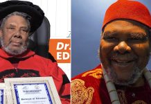 76-year-old Nigerian Actor, Pete Edochie earns double honorary doctorate 76-year-old Nigerian Actor, Pete Edochie earns double honorary doctorate