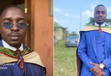 Brilliant Nigerian man graduates as a Civil Engineer with 4.82/5.00CGPA, wins best student award Sinmiloluwa Ojelade graduates as a Civil Engineer with 4.82/5.00, wins best student award