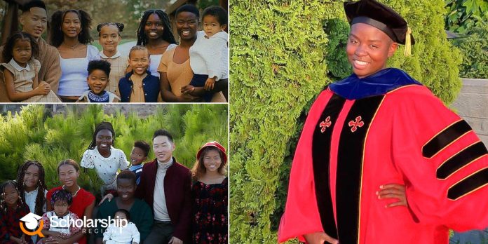 Alena Maze mother of 7 becomes first-ever black woman to earn PhD in Survey Methodology in the world