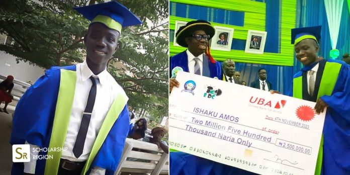 27-year-old Ishaku Amos who survived terrorist attacks bags Chemical Engineering degree, wins ₦5million as overall best student