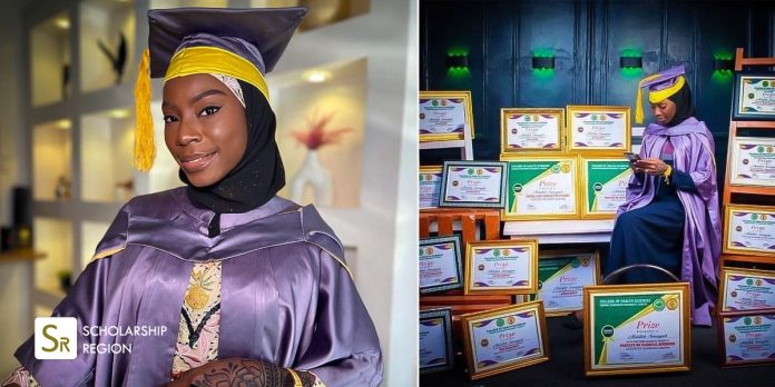 Despite being married and with 1 child, 24-year-old Sumayyah Abdallah graduates as Medical Doctor, wins 23 awards as best student and ₦400,000 prize