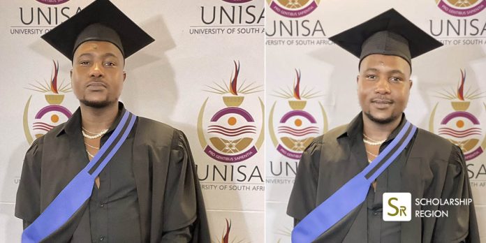 Young African man finally bags bachelors degree at South African University after studying for 10 years instead of 4, Tebogo celebrates achievements