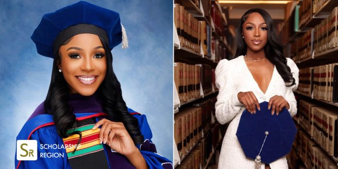 25-year-old Lady graduates Law School with honors, Ashlee Davis joins the 2% black women in US that are Lawyers