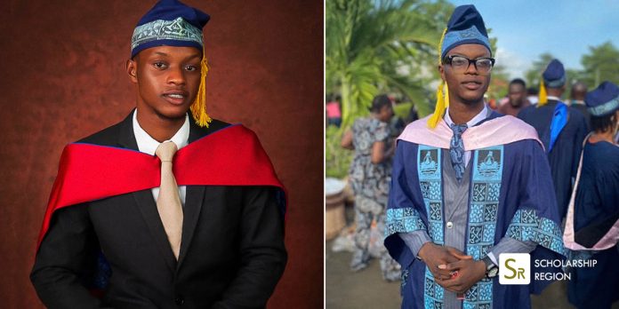 Brilliant Nigerian man whose father sells wood to sponsor his education graduates university, Mubaraq Olawale Olaniyi emerges LASU’S best-student with 4.98/5.00CGPA