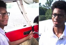 17-year-old African American boy makes history as the youngest certified pilot in North Carolina youngest and first African American to receive a private pilot’s license at Goose Creek Airport.