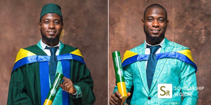 Brilliant Nigerian man who wrote JAMB five times finally graduates university after 10 years of waiting, Toheeb Bisiriyu celebrates achievement
