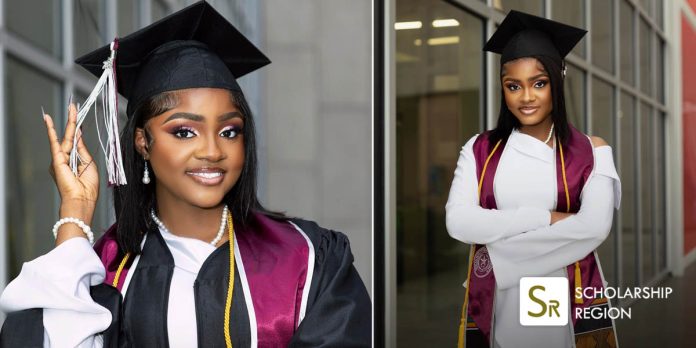 Seriki Jaydiran Young Nigerian Lady who lost her parents while studying finally graduates with Civil Engineering degree, bags first-class award from US university