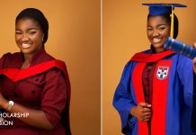 Brilliant Nigerian Lady bags Law degree with 4.78 first-class, graduates from ABUAD as top 4% in her class Sofiyyah Abimbola bags Law degree with 4.78 first-class, graduates from ABUAD as top 4% in her class