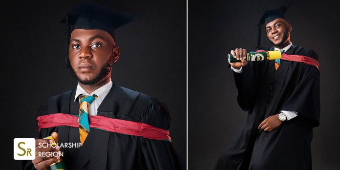 Chinedu Eneh who worked as a cleaner to sponsor his education finally graduates, earns first-class degree in Biotechnology