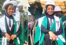 Brilliant Nigerian Lady graduates as an Engineer with first-class, wins best student award Halimat Abubakar graduates as an Engineer with first-class, wins best student award