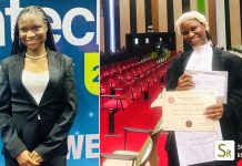Brilliant Lady who graduated university with first-class goes on to bag another first-class in Law School Christiana Onyinyechi Ufomba graduates as a Lawyer with double first class grade, celebrates unique success