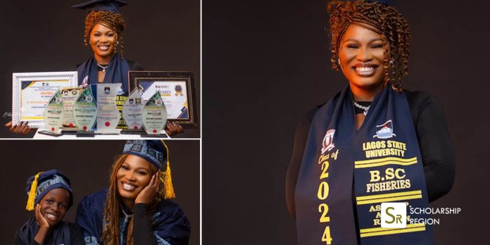 Angel Riemen Asein who wrote JAMB 5 times finally graduates from LASU after 13 years of studying