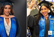 Popular Ghanaian Actress, Juliet Ibrahim finally earns bachelors degree at US university 20 years after she left high school Juliet Ibrahim finally earns bachelors degree at US university 20 years after she left high school