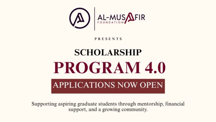 ALMUSAAFIR Foundation Scholarship Program