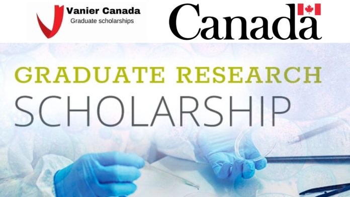 Government of Canada Graduate Research Scholarship