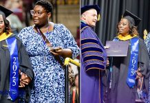 This 54-year-old blind woman defies odds to earn masters degree with distinction at US university LaShawn Benita Harley-Hill defies odds to earn masters degree with distinction at US university