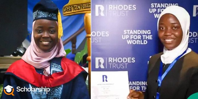 Aminat Yusuf breaks multiple record to win Rhodes Scholarship to Oxford