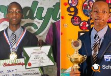 This 16-year-old boy beats 18000 contestants to win National Science competition, bags ₦16 million scholarship Saint Ovai Riman beats 18000 contestants to win National Science competition, bags ₦16 million scholarship