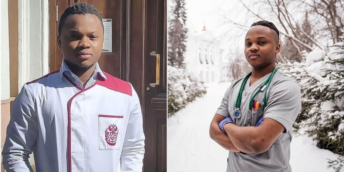 Chukwudi Olewuezi who emerged as the best medical student of Russia University with 5.00/5.00CGPA
