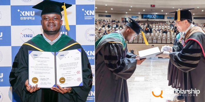 Man wins scholarship to study masters & PhD abroad and goes on to earn outstanding researcher award