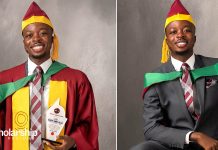 This young man graduated from UNILAG with 4.91 first-class degree in Banking and certification as Chartered Accountant Sheu Oluokun graduated from UNILAG with 4.91 first-class degree in Banking and certification as Chartered Accountant